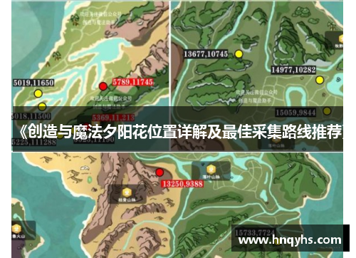 《创造与魔法夕阳花位置详解及最佳采集路线推荐》